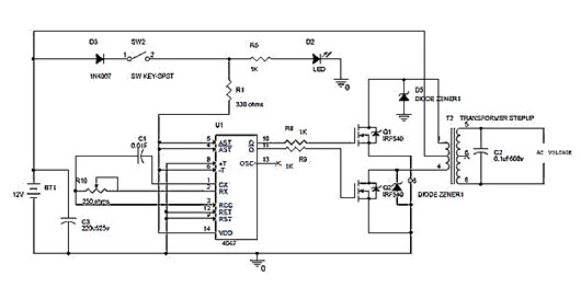 場效應(yīng)管逆變電路