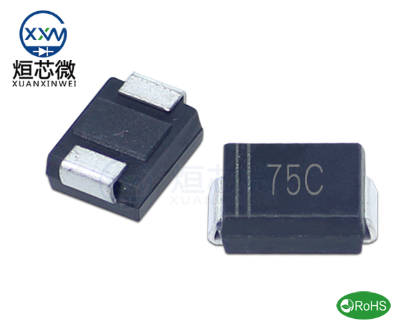 P6SMB75CA參數(shù),TVS二極管P6SMB75CA瞬態(tài)(變)抑制二極管